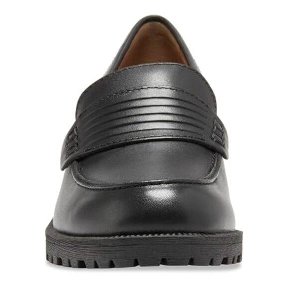 Classic Penny Loafers Full-Grain Leather OrthoLite Comfort Slip-On Shoes - Picture 7 of 8